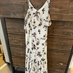 Pink blush maternity dress